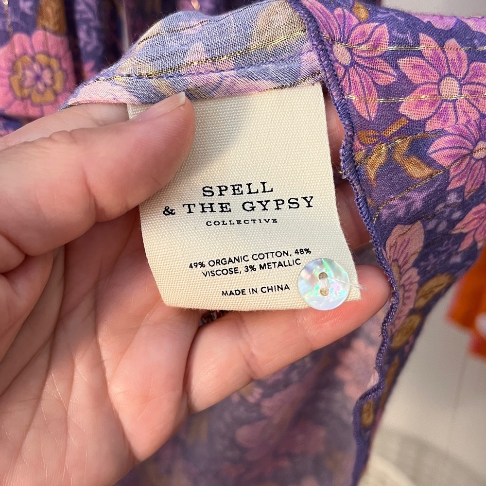 Spell Juniper Blouse Small - image 5